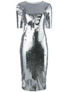 Essentiel Antwerp - Nants Sequinned Dress - Women - Polyester - 36, Grey, Polyester