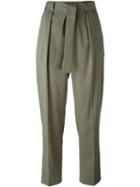 Polo Ralph Lauren Drawstring Trousers, Women's, Size: 10, Green, Lyocell/polyester/spandex/elastane