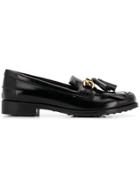 Tod's Tod's Xxw0ru0am20sha Nero Leather/fur/exotic Skins->leather -