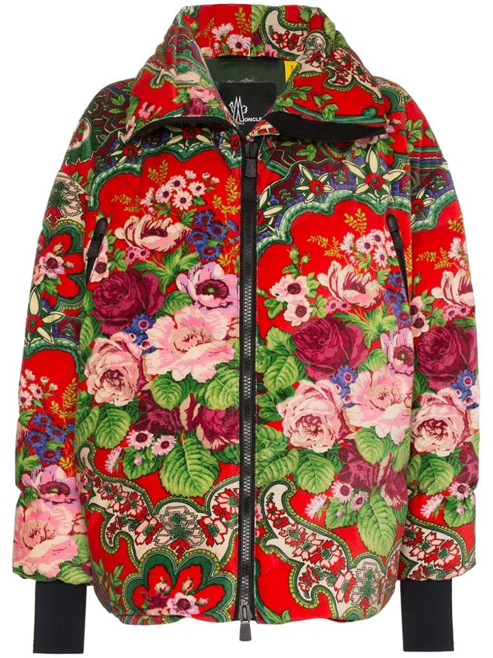 Moncler Grenoble Laax Oversized Jacket - Red