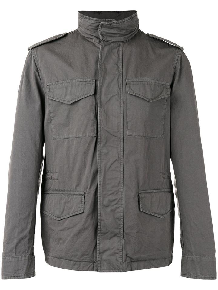 Tod's - Cargo Pocket Jacket - Men - Cotton/polyester - Xxl, Grey, Cotton/polyester
