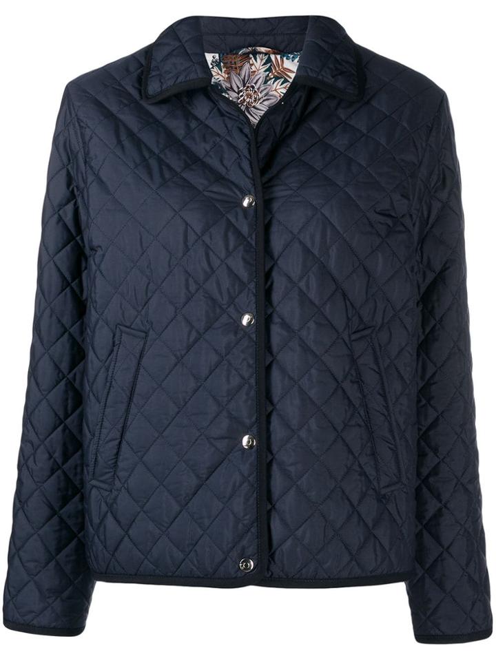 Salvatore Ferragamo Short Padded Jacket - Blue