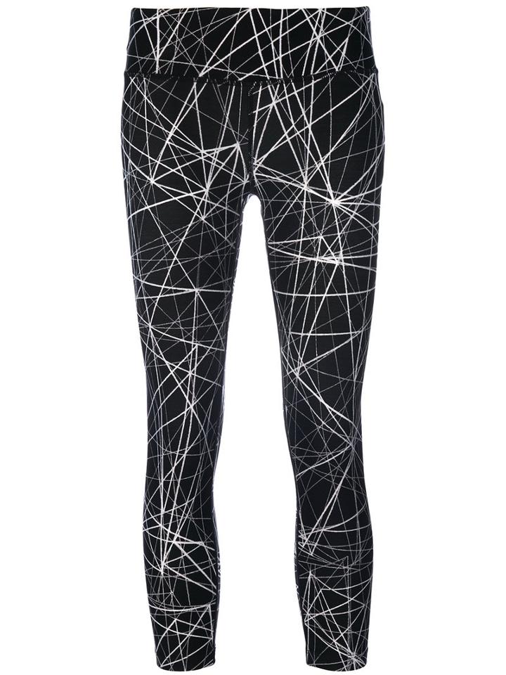 Dkny - Cropped Leggings - Women - Nylon/spandex/elastane - M, Black