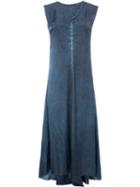 Masnada - Backless Dress - Women - Silk/spandex/elastane - 44, Blue, Silk/spandex/elastane