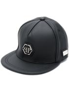 Philipp Plein Jason Plaque Cap - Black