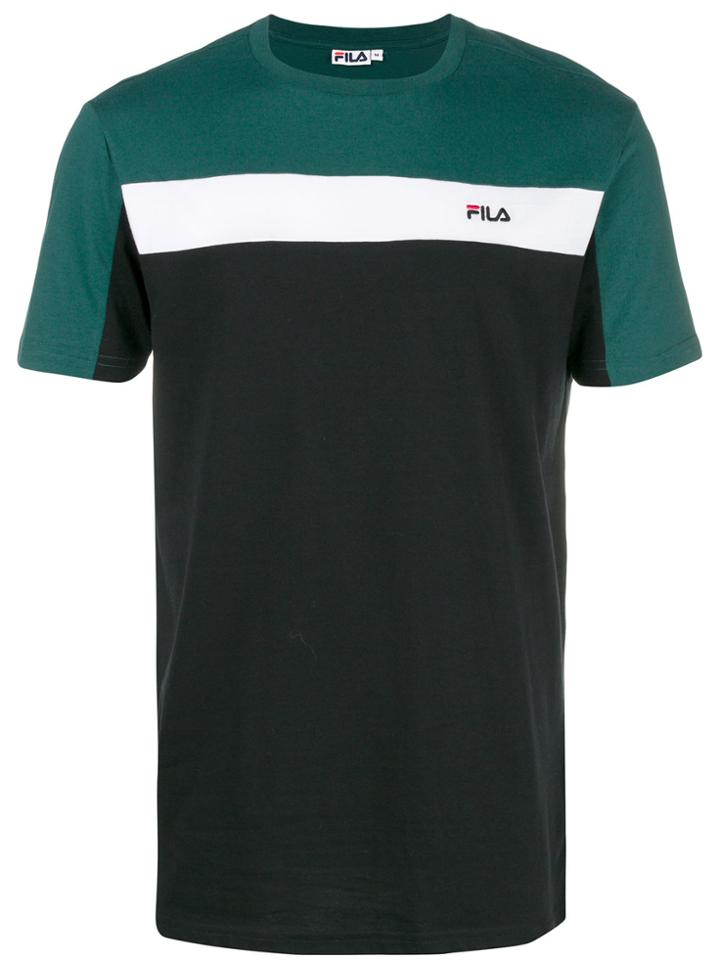 Fila Paneled Logo T-shirt - Black