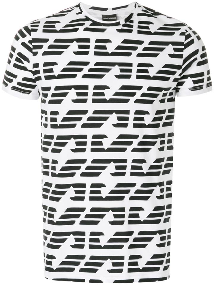 Emporio Armani Graphic-print T-shirt - White