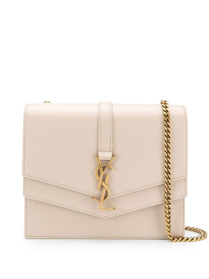 Saint Laurent Sulpice Medium Shoulder Bag - Neutrals