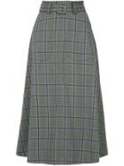 G.v.g.v. Flared Midi Skirt - Grey