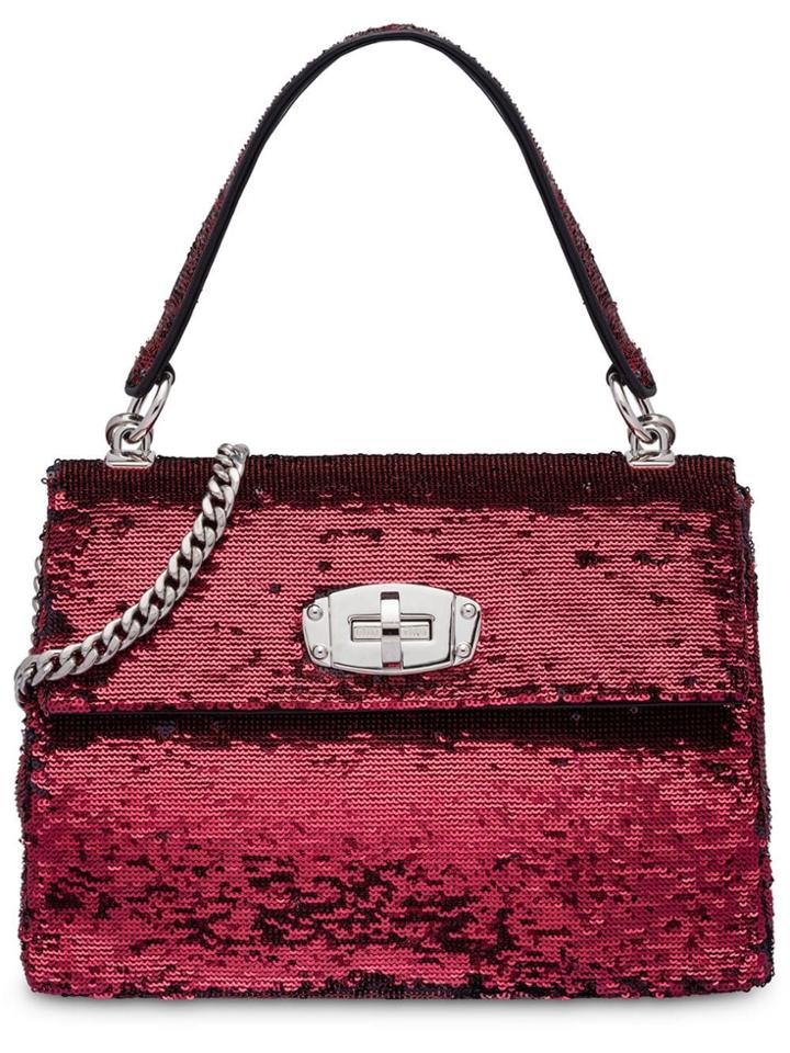 Miu Miu Sequin Handbag - Red