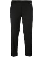 Twin-set - Cropped Trousers - Women - Polyester/spandex/elastane/viscose - 42, Black, Polyester/spandex/elastane/viscose