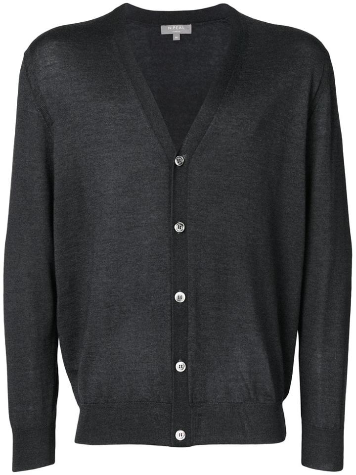 N.peal Cashmere Cardigan - Grey