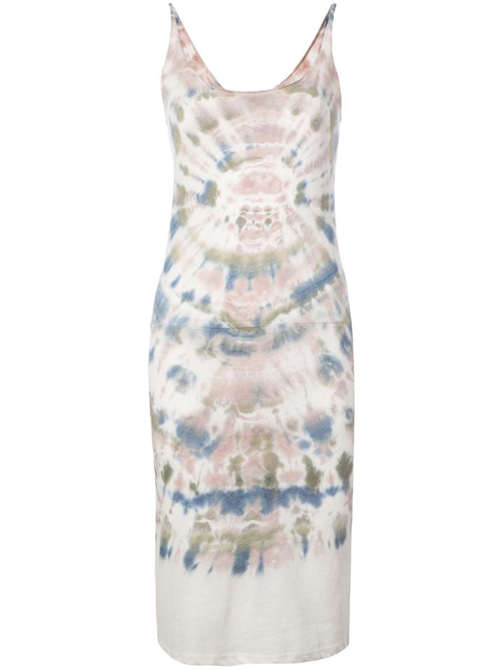 Raquel Allegra Tie Dye Vest Dress - Nude & Neutrals