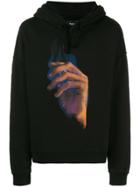 Misbhv Printed Hand Hoodie - Black