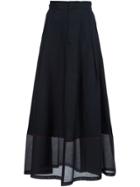 Mm6 Maison Margiela Maxi Skirt - Black