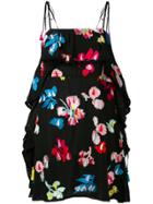 Tanya Taylor Embroidered Mini Dress - Black