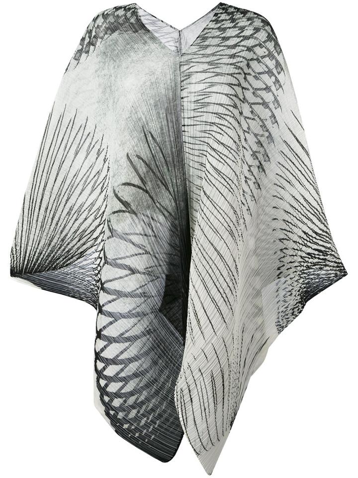Pleats Please By Issey Miyake - Pleated Cardi-coat - Women - Polyester - One Size, Women's, Black, Polyester