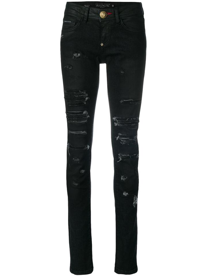 Philipp Plein Basic Instinct Skinny Jeans - Black