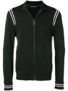 Neil Barrett Zipped Fleece Jacket - Black