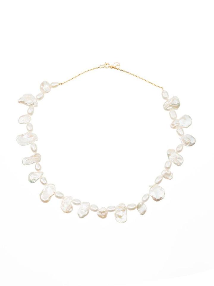 Anissa Kermiche Shelley Baroque Pearl Necklace - White