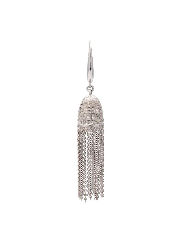 Yvonne Léon Pompom Chandelier Earring, Women's, Metallic