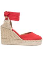 Castañer Carina Wedges - Red