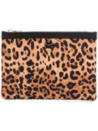 Dolce & Gabbana Leopard Print Make Up Bag - Neutrals