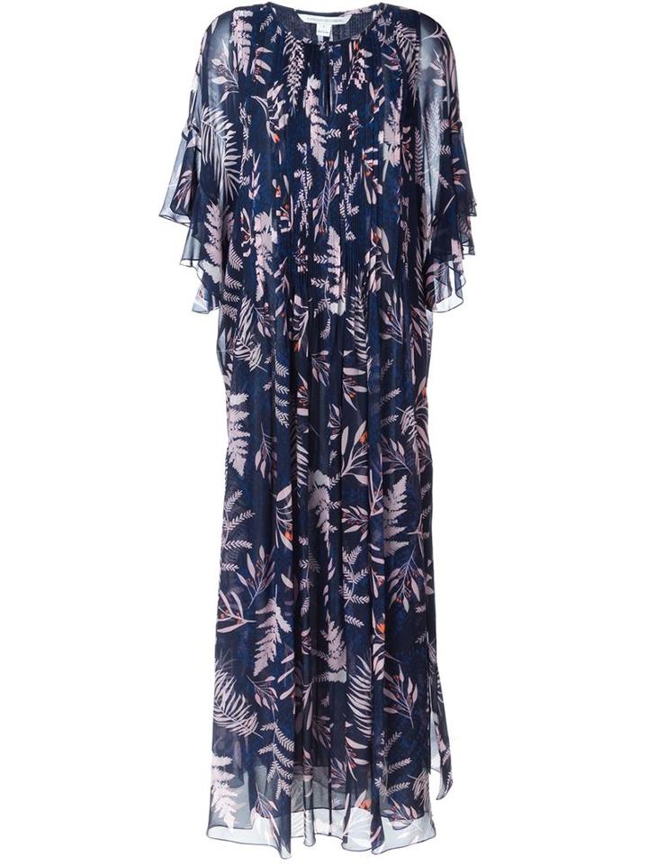 Diane Von Furstenberg Botanical Print Maxi Dress