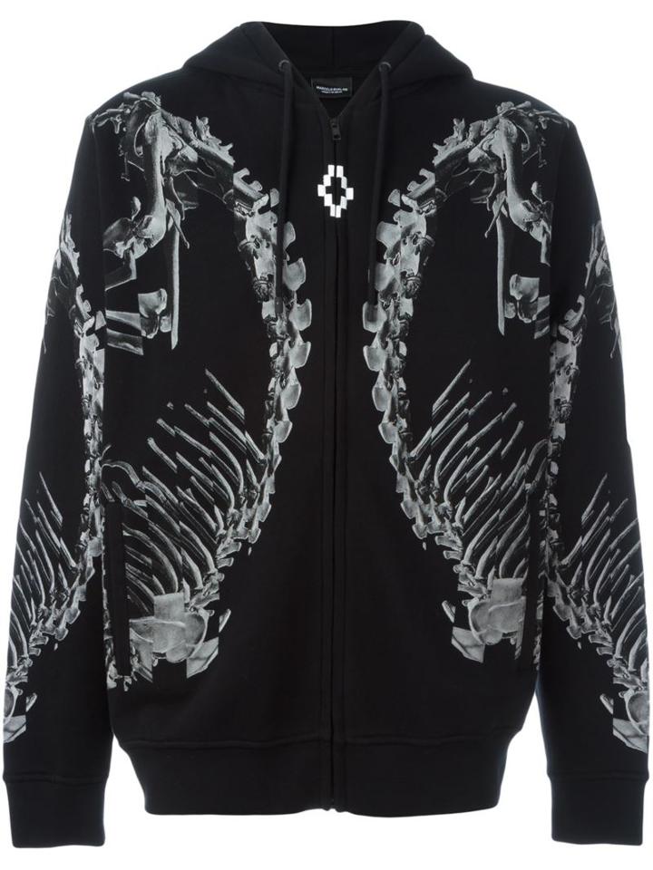 Marcelo Burlon County Of Milan 'bove' Hoodie, Men's, Size: Xxl, Black, Cotton