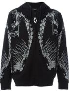 Marcelo Burlon County Of Milan 'bove' Hoodie, Men's, Size: Xxl, Black, Cotton