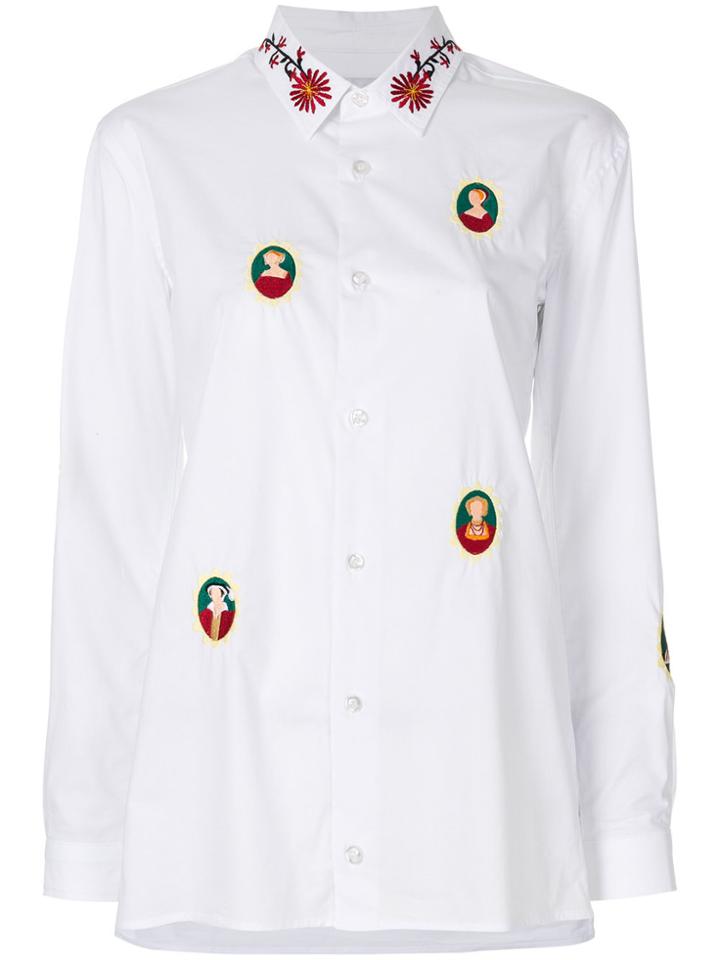 Bruta Henry Viii Wives Poplin Shirt - White