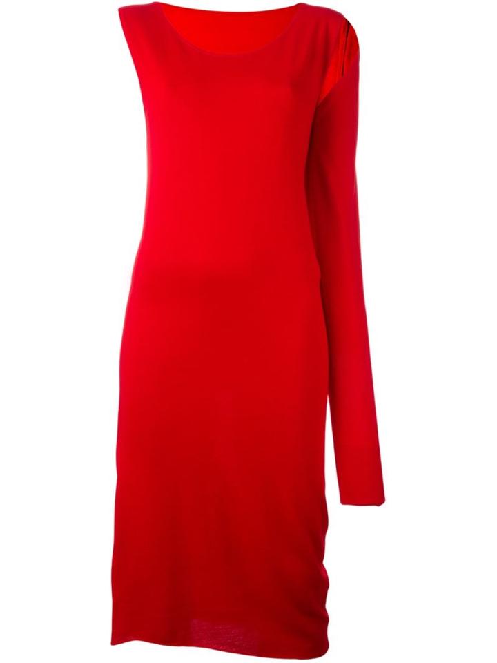 Mm6 Maison Margiela 'roxeane' Knit Dress, Women's, Size: Xs, Red, Viscose/wool