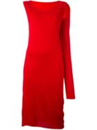 Mm6 Maison Margiela 'roxeane' Knit Dress, Women's, Size: Xs, Red, Viscose/wool