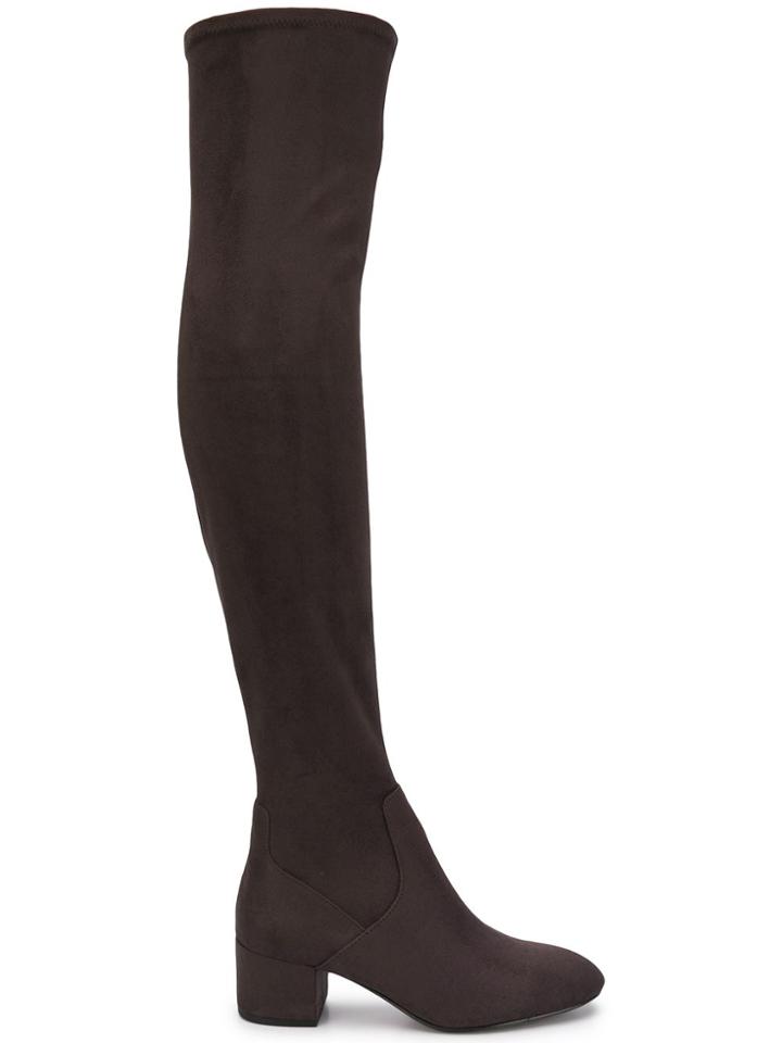 Ash Over-the-knee Boots - Grey