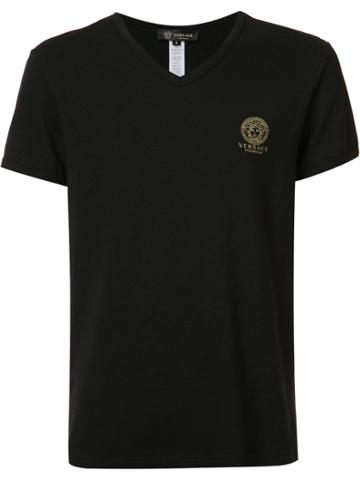 Versace Versace Underwear V-neck T-shirt - Black