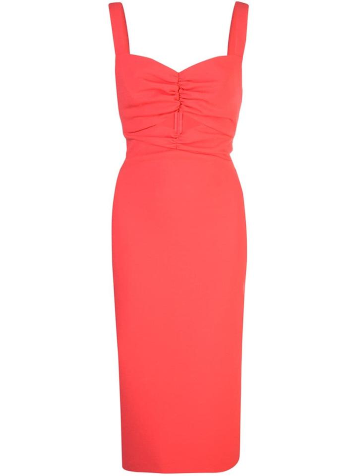 Likely Slim-fit Midi Dress - Orange