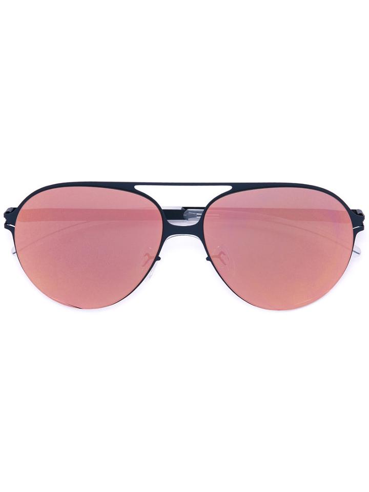 Mykita - Hans Sunglasses - Unisex - Metal - One Size, Blue, Metal