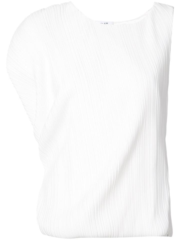Mugler Draped Top - White