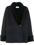 The Row Fur-collared Jacket - Black