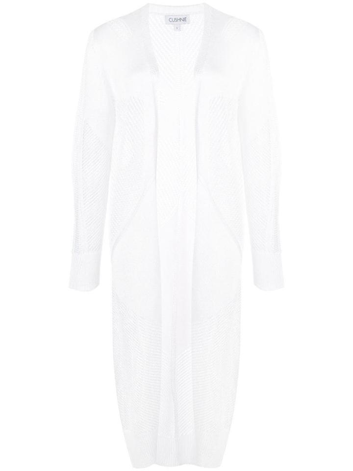 Cushnie Mid-length Cardigan - White