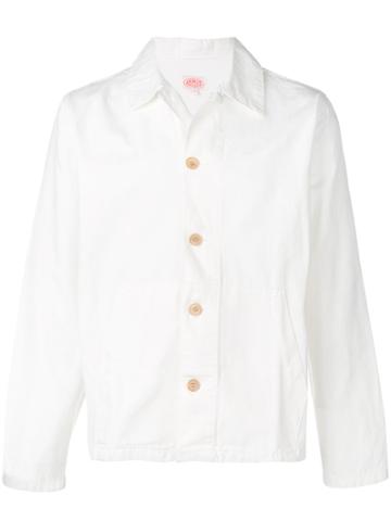 Armor Lux Plain Shirt Jacket - White