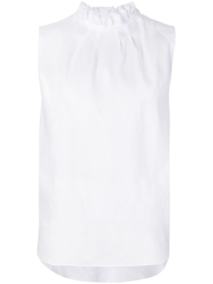Atlantique Ascoli Frill Collar Blouse