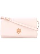 Alexander Mcqueen - Amq Pouch With Strap - Women - Calf Leather - One Size, Nude/neutrals, Calf Leather