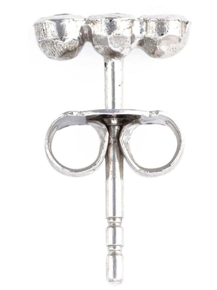 Wouters & Hendrix Gold Three Diamond Earring