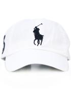Polo Ralph Lauren - Embroidered Logo Hat - Men - Cotton/leather/polyester - One Size, White, Cotton/leather/polyester