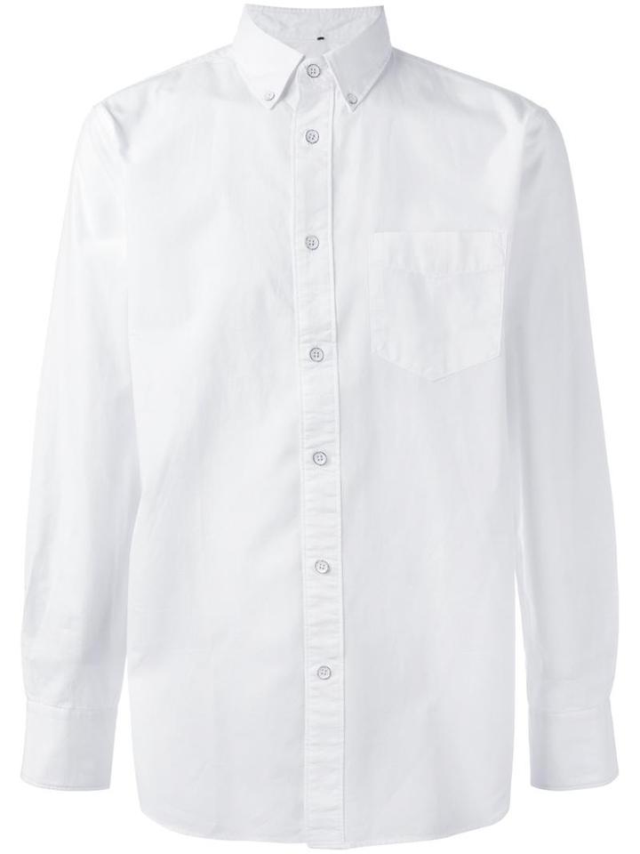 Rag & Bone Plain Shirt, Men's, Size: Medium, White, Cotton