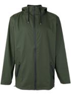 Rains - Hooded Windbreaker Jacket - Men - Polyester/polyurethane - L, Green, Polyester/polyurethane
