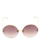 Linda Farrow Oversized Frame Sunglasses