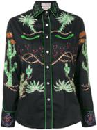 Jessie Western Wagon Wheel Shirt - Black