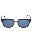 Thom Browne Square Frame Sunglasses, Adult Unisex, Black, Acetate